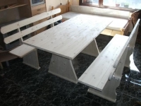 Баварска маса с две пейки 120 x 70 см